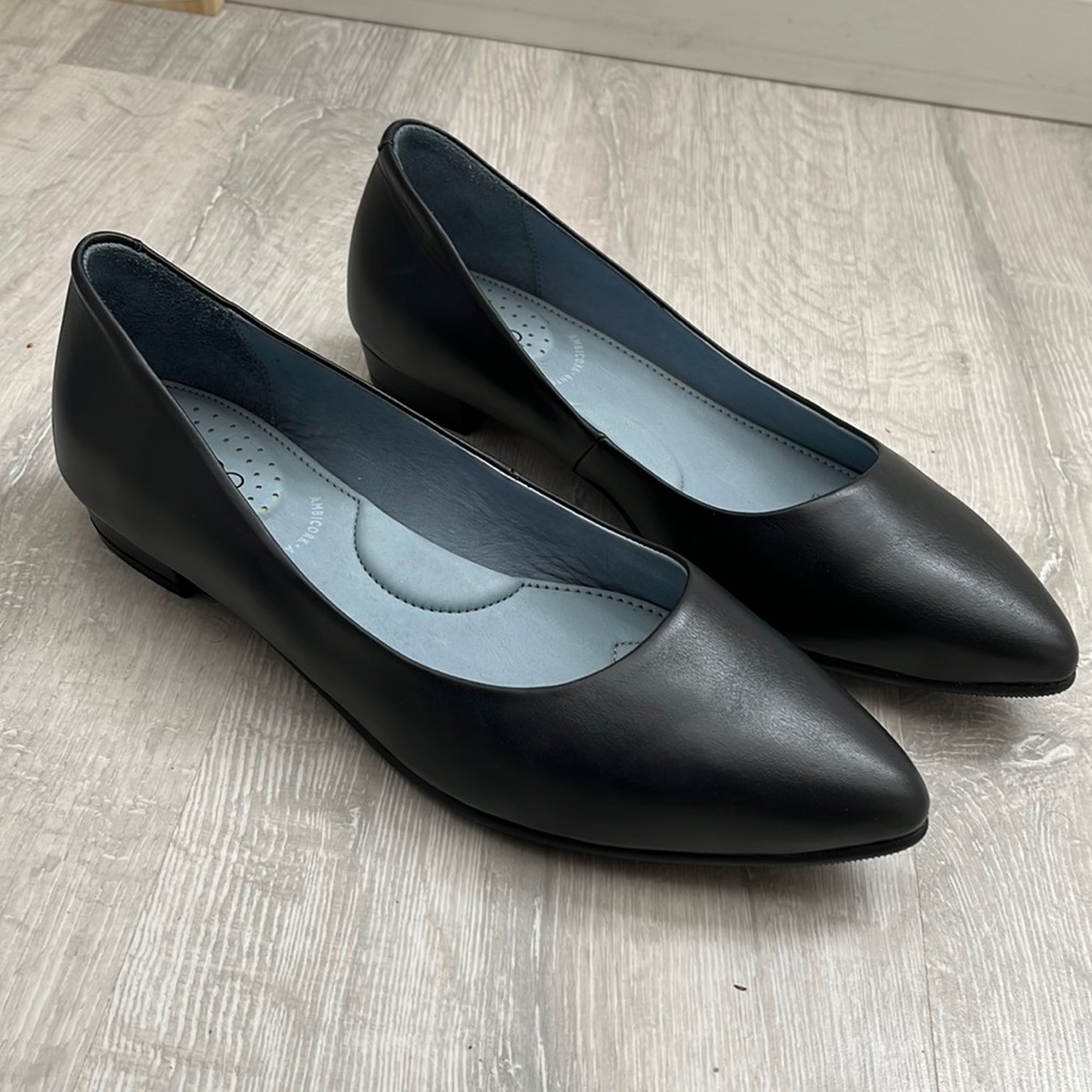 SKYPRO navy flats never worn